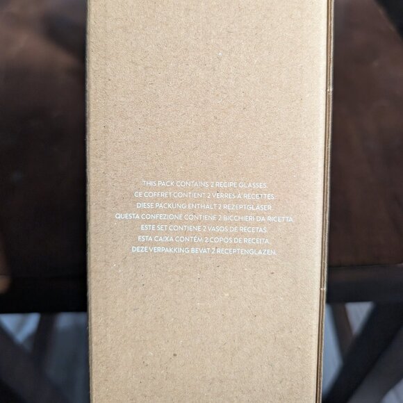 Nespresso Barista Recipe Glasses (Large) Set of 2, Made in France, New In Box - Picture 5 of 6